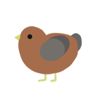 (unnamed), a brown and grey chicken