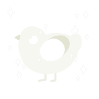 A white chicken