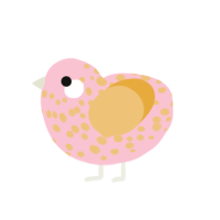 (unnamed), a rose and honey chicken with a speckle pattern