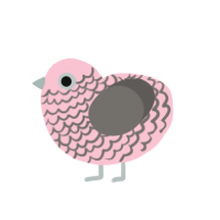 (unnamed), a rose and grey chicken with a lace pattern