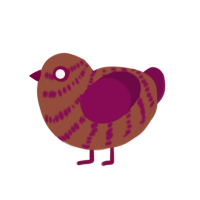 (unnamed), a russet and wine chicken with a bar pattern