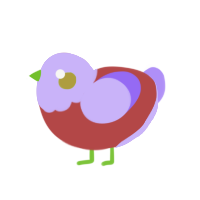 (unnamed), a red and lilac chicken with a head pattern