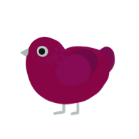 Secret Speckle, a maroon and wine chicken with a neck-speckle pattern