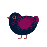 Ambiamorous Rights, a tumblr and wine chicken with a half-lace pattern