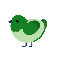 (unnamed), a gluppy and leaf chicken with a head pattern