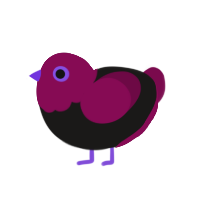 (unnamed), a sable and wine chicken with a head pattern