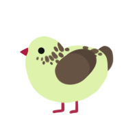 (unnamed), a apple and bark chicken with a neck-speckle pattern