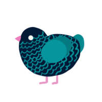 pink toes, a tumblr and teal chicken with a lace pattern