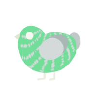 (unnamed), a spring and silver chicken with a bar pattern