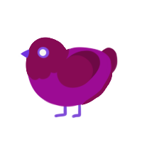 (unnamed), a plum and wine chicken with a head pattern