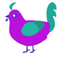 Spoons 3 1, a amethyst and turquoise chicken