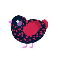 (unnamed), a tumblr and crimson chicken with a speckle pattern