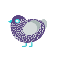 (unnamed), a overcast and silver chicken with a lace pattern