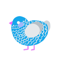 very gender, a sky and mist chicken with a lace pattern