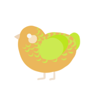 (unnamed), a honey and lime chicken with a half-lace pattern