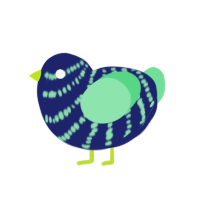 (unnamed), a navy and spring chicken with a bar pattern