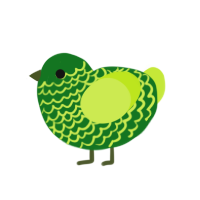 (unnamed), a leaf and lime chicken with a lace pattern