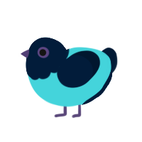 (unnamed), a aqua and tumblr chicken with a head pattern