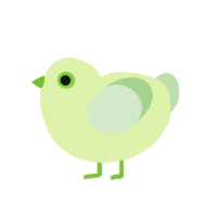 uranium glass, a apple and gluppy chicken