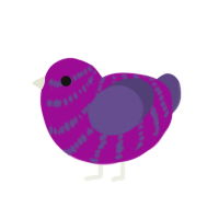 (unnamed), a plum and overcast chicken with a bar pattern