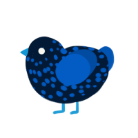 (unnamed), a tumblr and ultramarine chicken with a speckle pattern