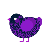 (unnamed), a tumblr and violet chicken with a double-lace pattern