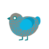 (unnamed), a ash and cerulean chicken with a lace pattern