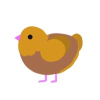 (unnamed), a brown and ochre chicken with a head pattern