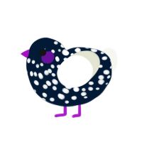 (unnamed), a tumblr and white chicken with a speckle pattern