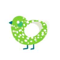 (unnamed), a grass and white chicken with a speckle pattern