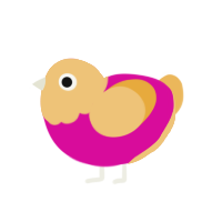 (unnamed), a fuchsia and honey chicken with a head pattern