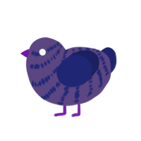 (unnamed), a overcast and navy chicken with a bar pattern