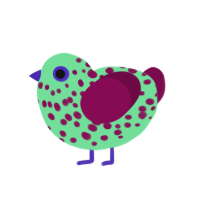 christmas mojito, a spring and wine chicken with a speckle pattern