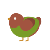 (unnamed), a chartreuse and russet chicken with a head pattern