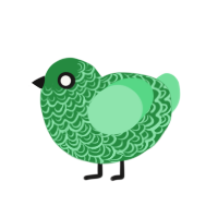 Persephone, a viridian and spring chicken with a double-lace pattern