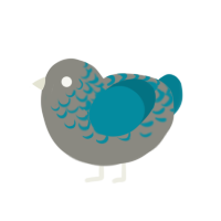 (unnamed), a ash and sea chicken with a half-lace pattern