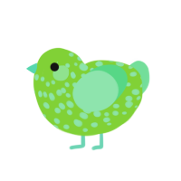 Mold, a grass and spring chicken with a speckle pattern