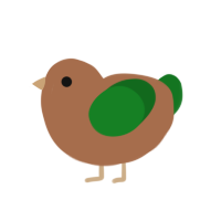 (unnamed), a brown and leaf chicken