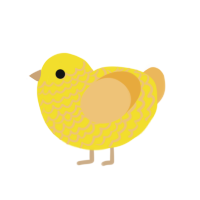 (unnamed), a yellow and honey chicken with a lace pattern