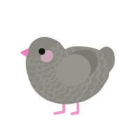 (unnamed), a ash chicken with a lace pattern