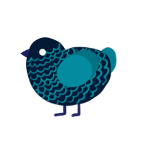 Boe, a tumblr and sea chicken with a lace pattern