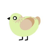 (unnamed), a apple and beige chicken with a neck-speckle pattern