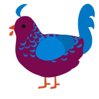 (unnamed), a wine and sapphire chicken with a half-lace pattern