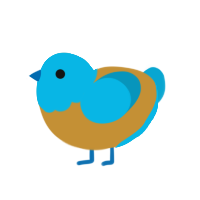 (unnamed), a gold and cerulean chicken with a head pattern