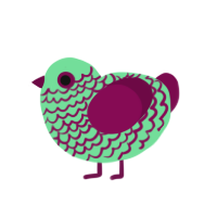 (unnamed), a spring and wine chicken with a lace pattern