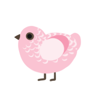 (unnamed), a rose chicken with a half-lace pattern