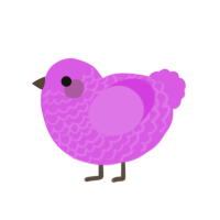 (unnamed), a orchid chicken with a lace pattern