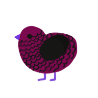 (unnamed), a wine and black chicken with a lace pattern