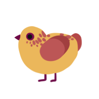 (unnamed), a honey and red chicken with a neck-speckle pattern