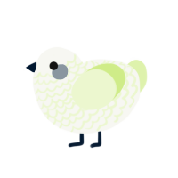 Air Baltic, a white and lime chicken with a lace pattern